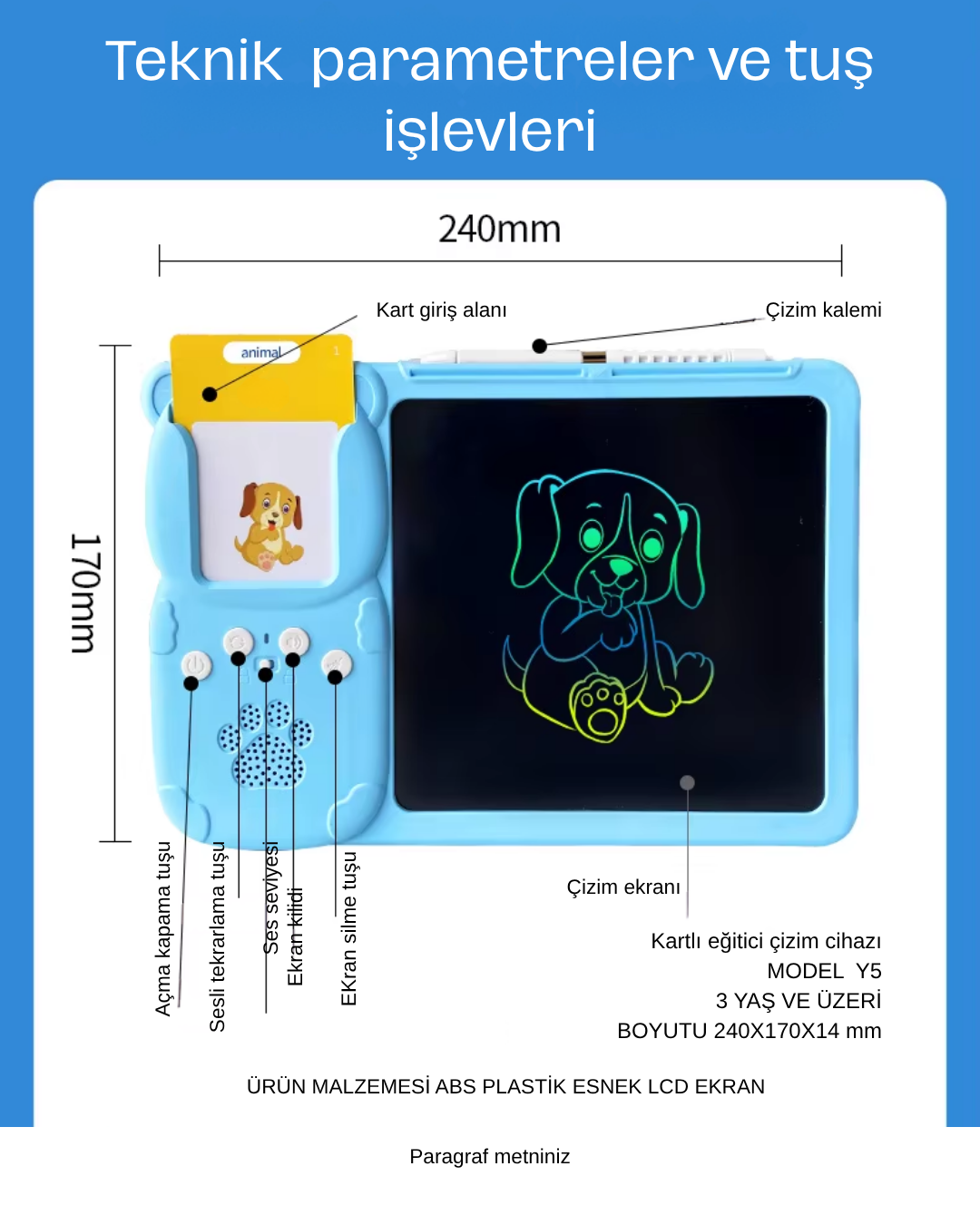 EDUCATIONAL DRAWING DEVICE WITH CARDS